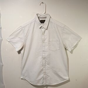 Demin & Flower Men's Medium White Button Down Shirt